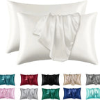 Duvella Silk Pillowcases - Satin Pillowcase Set for Hair and Skin (2pcs)