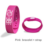 Duvella Silent Alarm Wristband - Vibration Wake-Up Smart Band with Pedometer