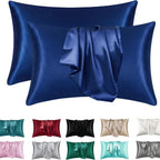 Duvella Silk Pillowcases - Satin Pillowcase Set for Hair and Skin (2pcs)