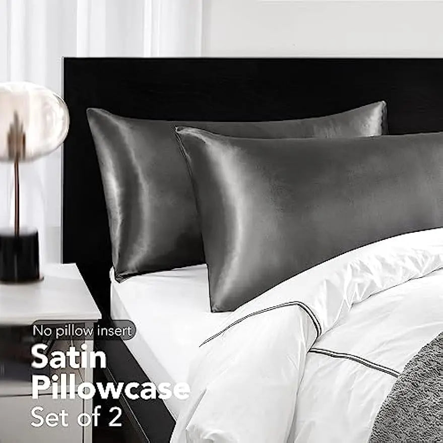 Duvella Silk Pillowcases - Satin Pillowcase Set for Hair and Skin (2pcs)