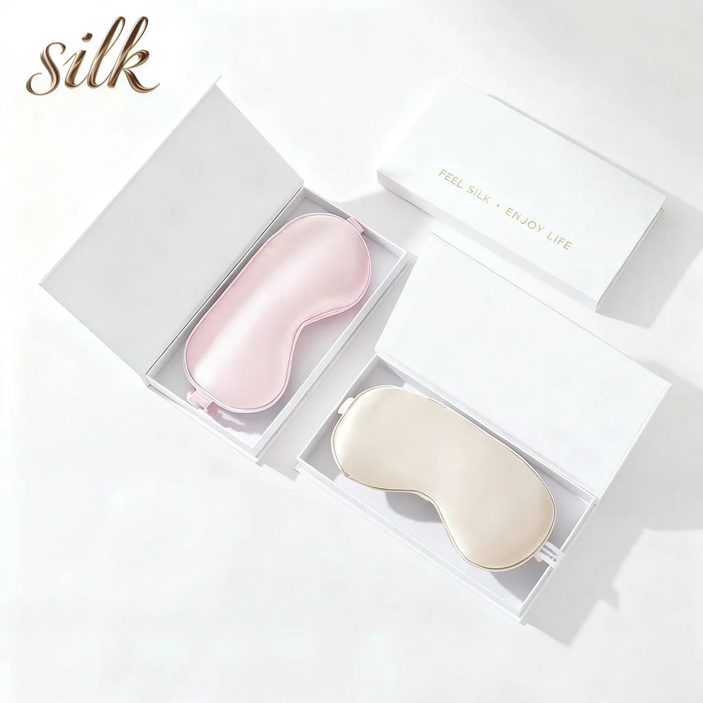 Duvella Silk Sleep Mask - 100% Mulberry Silk Eye Mask
