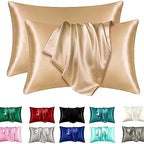 Duvella Silk Pillowcases - Satin Pillowcase Set for Hair and Skin (2pcs)
