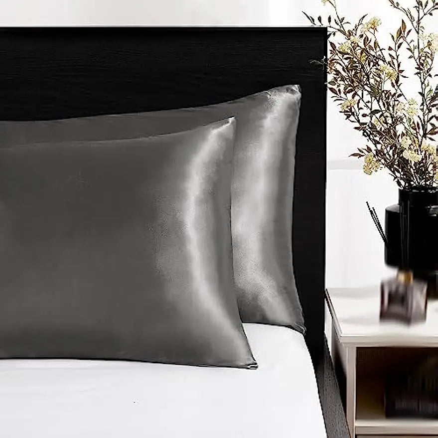 Duvella Silk Pillowcases - Satin Pillowcase Set for Hair and Skin (2pcs)