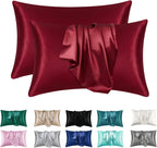 Duvella Silk Pillowcases - Satin Pillowcase Set for Hair and Skin (2pcs)