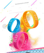 Duvella Silent Alarm Wristband - Vibration Wake-Up Smart Band with Pedometer