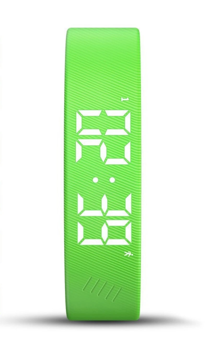 Duvella Silent Alarm Wristband - Vibration Wake-Up Smart Band with Pedometer